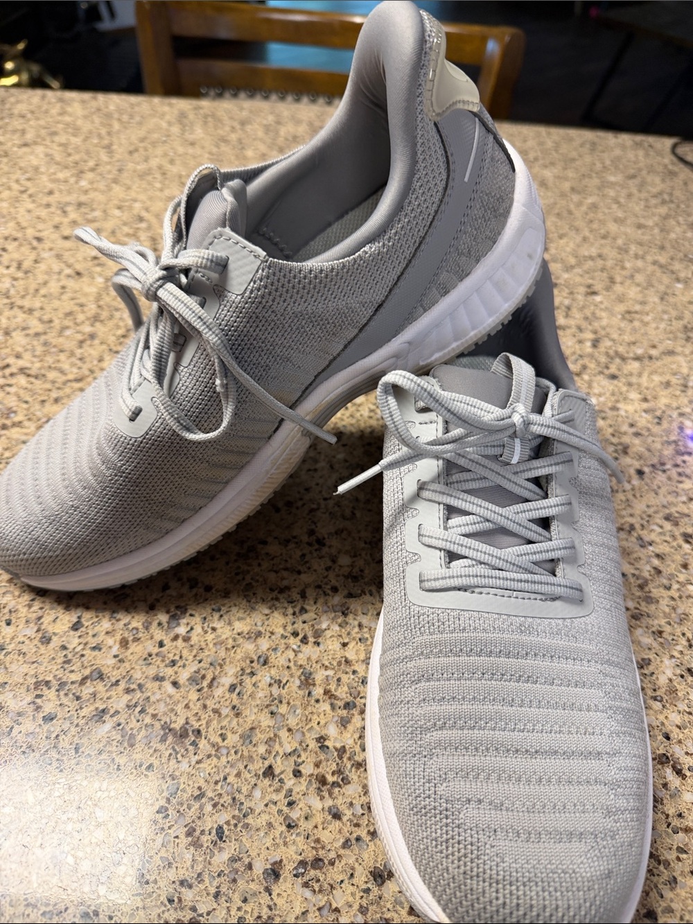 OrthoFeet Kita Women’s Lightweight Grey Knit Sneakers